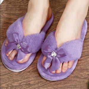 NWT purple slippers